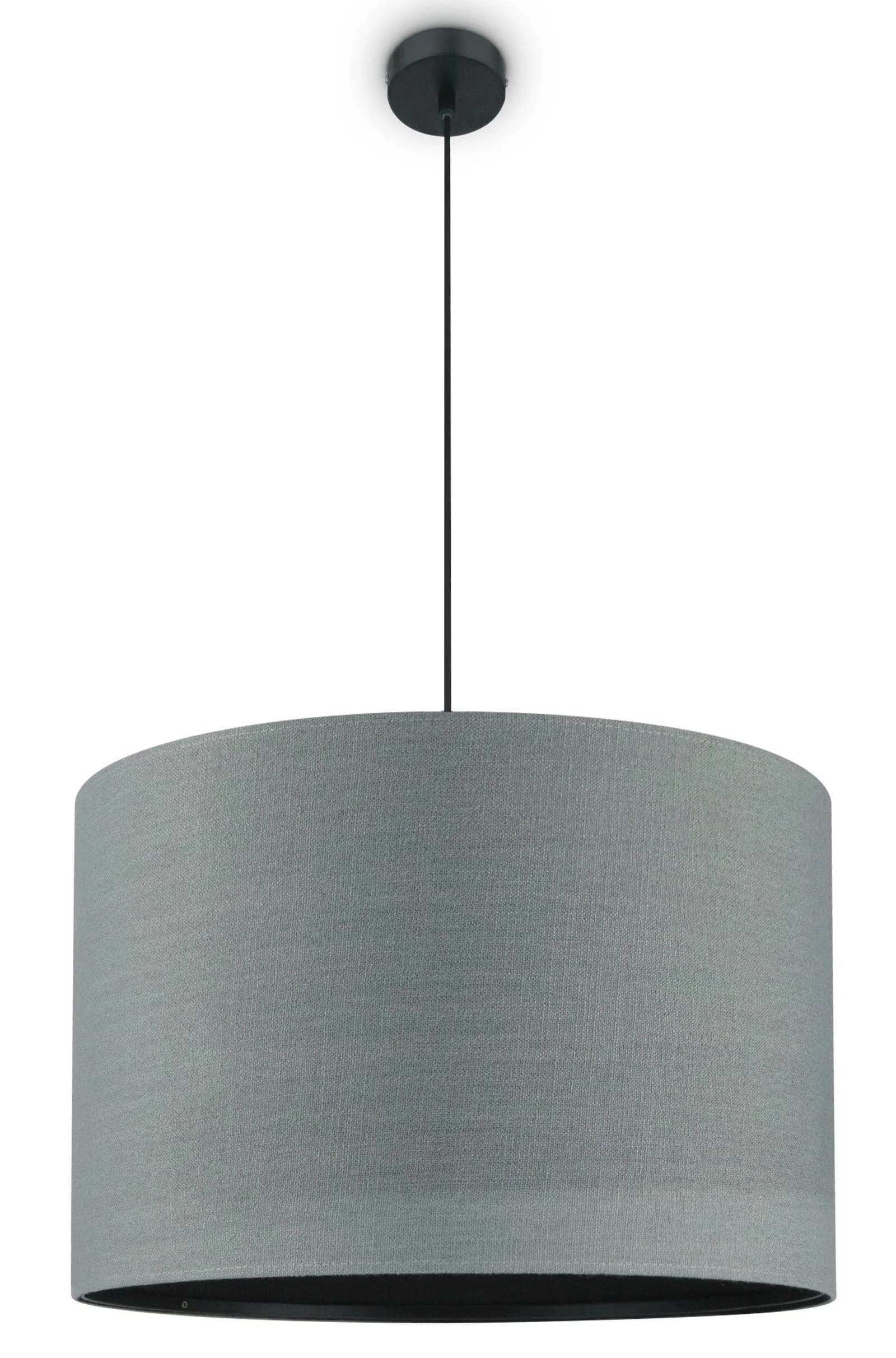 PACO HOME Pendelleuchte TOM Schwarz Grau Modern