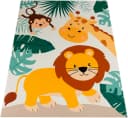 PACO HOME Kinderteppich Bino 582 Beige Tiermotiv Kinderzimmer Bild 1