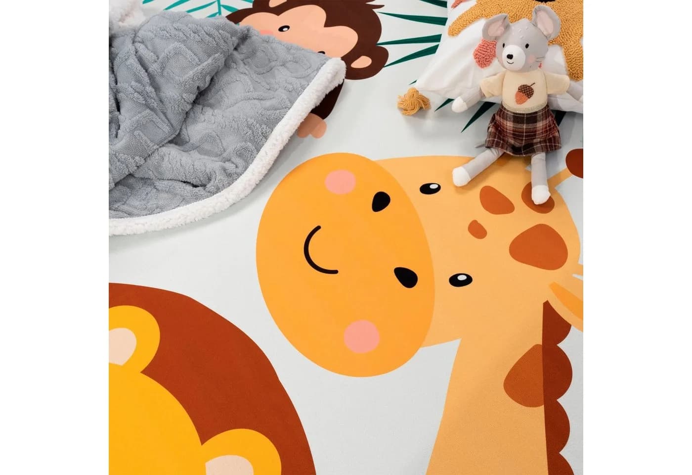 PACO HOME Kinderteppich Bino 582 Beige Tiermotiv Kinderzimmer - Bild 5
