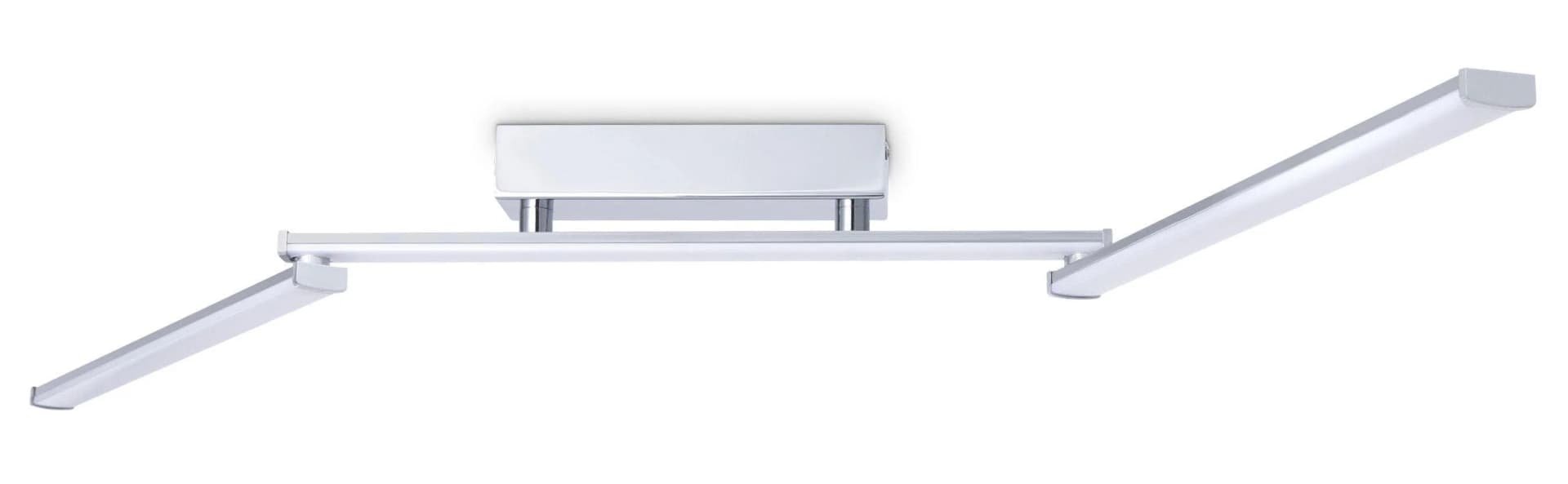 PACO HOME Deckenleuchte Dave LED Deckenstrahler Chrom Schwarz