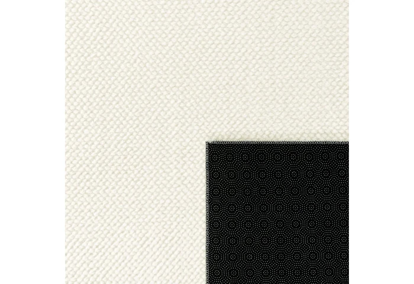PACO HOME Teppich Sevilla 521 Creme Uni Hoch-Tief Effekt - Bild 4
