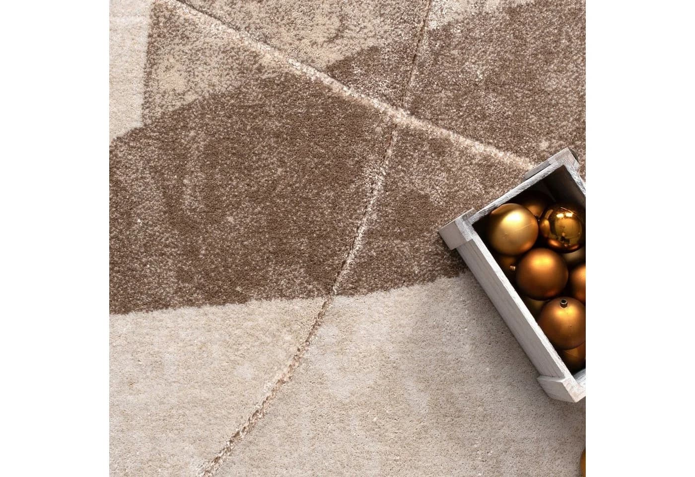 PACO HOME Teppich Tuana 217 Beige Kurzflor Modern - Bild 5