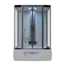 TroniTechnik Eckdusche IKARIA Acrylbadewanne mit Farblichttherapie Bild 1