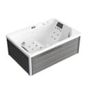TroniTechnik Whirlpool Outdoor Spa GALERA Weiß mit LED und Heizung Bild 1