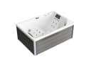 TroniTechnik Whirlpool Outdoor Spa GALERA Weiß mit LED und Heizung Bild 4