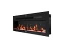 TroniTechnik Wandkamin Elektrisch Schwarz mit LED Flammeneffekt Bild 3