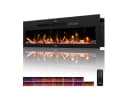 TroniTechnik Wandkamin Elektrisch Schwarz LED Flammeneffekt Bild 2