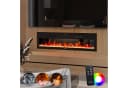 TroniTechnik Wandkamin Elektrisch Schwarz LED Flammeneffekt Bild 5