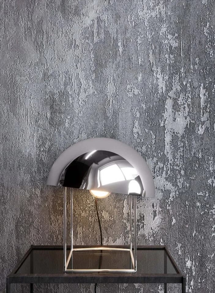 Newroom Vliestapete Specta Argento Grau Silber Betonoptik Industrial Modern - Bild 3