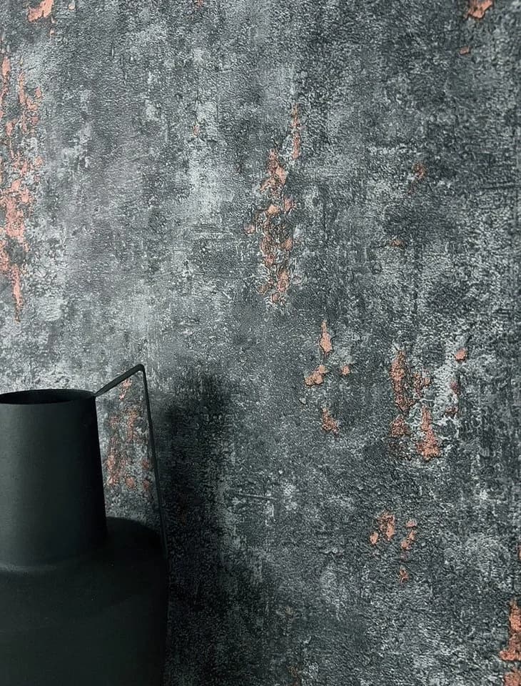 Newroom Vliestapete Fadis Cobre Anthrazit Betonoptik Industrial Loft