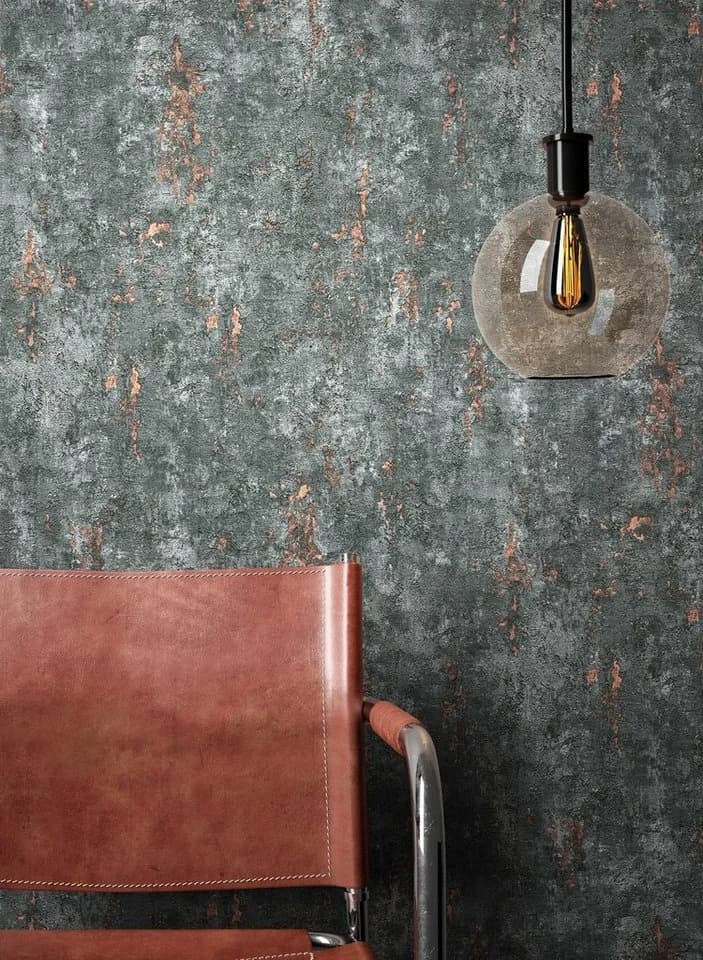 Newroom Vliestapete Fadis Cobre Anthrazit Betonoptik Industrial Loft - Bild 5