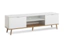 Newroom Lowboard Weiß 160 cm Skandinavisches TV Board Bild 2