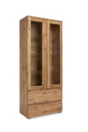 Newroom Standvitrine Honig Eiche Dekor Modern Bild 2
