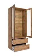 Newroom Standvitrine Honig Eiche Dekor Modern Bild 3