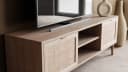 Newroom Sideboard Mila TV Board Sonoma Eiche Rattan Optik Modern Boho Bild 5