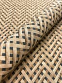 Newroom Vliestapete Hisako Flechtoptik Beige Schwarz Bild 1