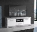 Newroom TV Lowboard Betonoptik Lichtgrau 148 cm Bild 3
