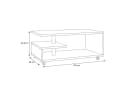 Newroom Couchtisch Sonoma Eiche Modern Wohnzimmertisch Bild 3