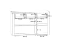 Newroom Sideboard Cosima Modern Beige Sonoma Eiche Bild 4