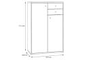 Newroom Kommode Albus Modern Beige Holzwerkstoff Bild 3