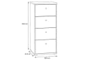 Newroom Kommode Artisan Eiche Modern Sideboard Bild 3