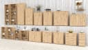 Newroom Regal Lucius Modern Bücherregal Standregal Beige Bild 4