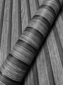 Newroom Vliestapete Barcley Black Holzwand Schwarz Bild 1