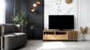 Newroom Lowboard Barea TV Board Wildeiche Anthrazit Modern Bild 4