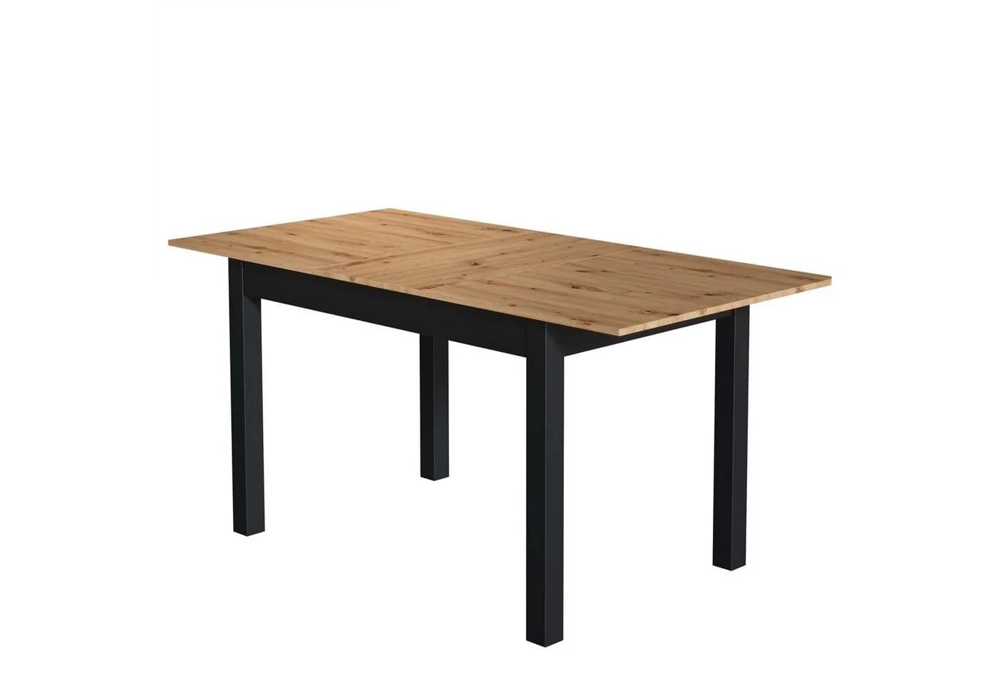 Newroom Esstisch Wildeiche-Optik anthrazit ausziehbar - Bild 4