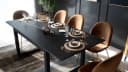 Newroom Esstisch Vincent Schwarz Schiefer Modern Ausziehbar Bild 5