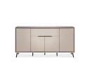 Newroom Sideboard Schwarz Sandgrau 175 cm mit Softclose Bild 2