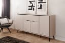 Newroom Sideboard Schwarz Sandgrau 175 cm mit Softclose Bild 3