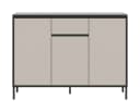 Newroom Kommode Kasmir Grau Modern mit 3 Türen & Schubkasten Bild 5