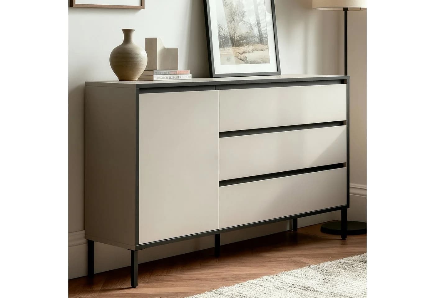 Newroom Sideboard Kasmir Kaschmir Nachbildung - Bild 2