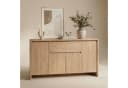 Newroom Sideboard Eiche Braun 164 cm Modern Grifflos Bild 1