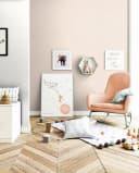 Newroom Vliestapete Stripis Uni Beige Leinenoptik Modern Bild 1