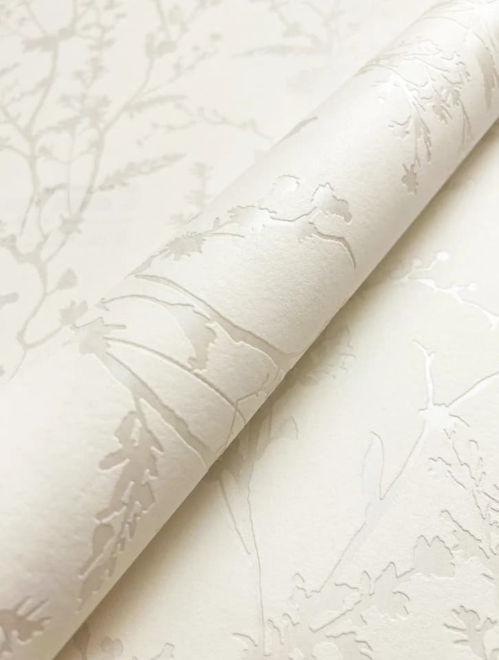 Newroom Vliestapete Katya Ivory Blumendesign Weiß