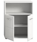 Newroom Kommode Weiß 60 cm Hochglanz Sideboard Modern Bild 4