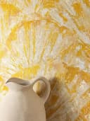 Newroom Vliestapete Sanja Yellow Muschel-Muster Tapete Bild 2