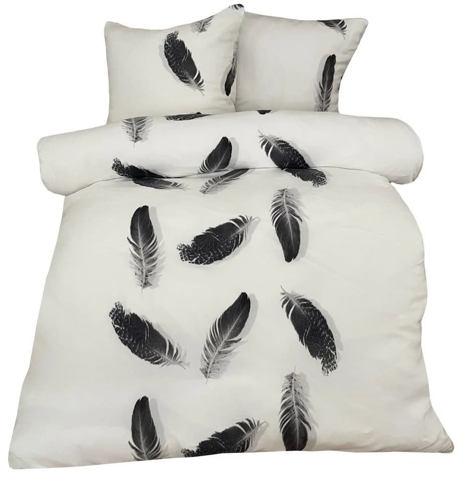 Leonado Vicenti Bettwäsche Winter Flauschig Warm Fleece 3-teilig Thermofleece Kuschelig Weich Feder - Bild 2
