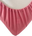 Leonado Vicenti Spannbettlaken Winter Flauschig Warm Microfaser-Fleece Gummizug Rundum Rosa Bild 2