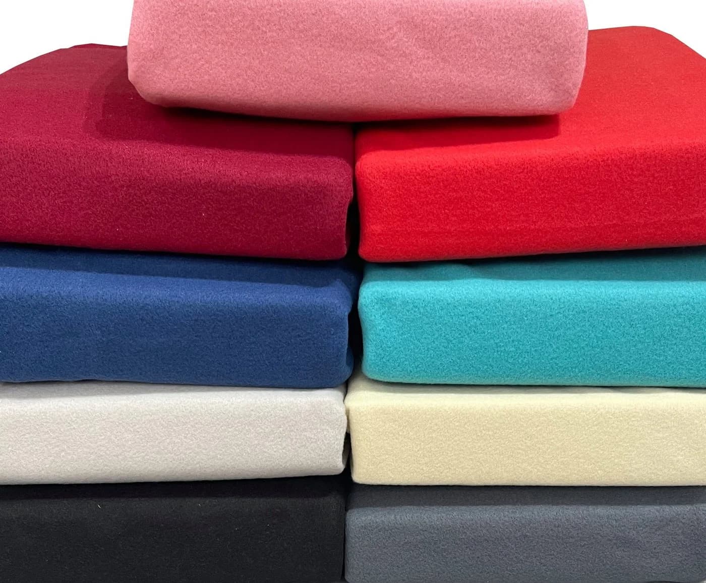 Leonado Vicenti Spannbettlaken Winter Flauschig Warm Microfaser-Fleece Gummizug Rundum Rosa - Bild 3