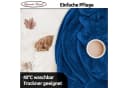 Leonado Vicenti Wohndecke Dunkelblau Fleece Kuscheldecke Bild 3