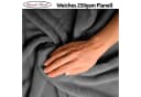 Leonado Vicenti Wohndecke Anthrazit Kuscheldecke Fleece Bild 4