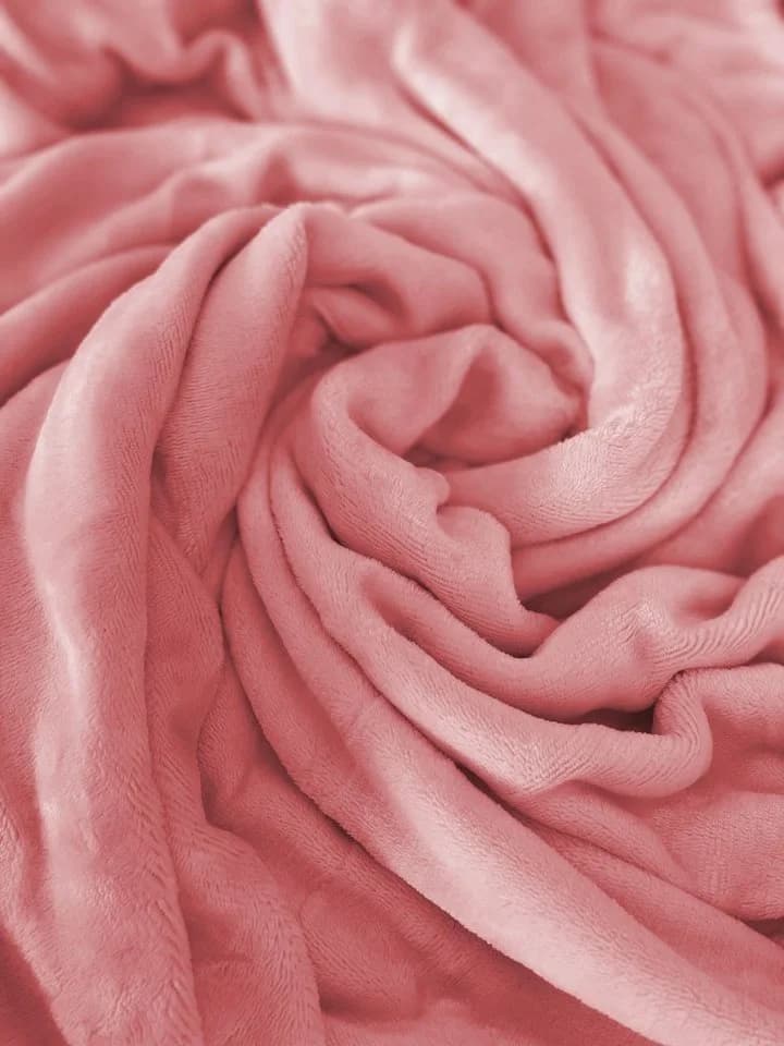 Leonado Vicenti Spannbettlaken Winter Teddy Plüsch Rosa - Bild 3