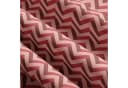 Leonado Vicenti Bettwäsche Jersey Zickzack Rosa Rot 2-teilig Bild 4