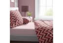 Leonado Vicenti Bettwäsche Jersey 135x200 & 155x220 cm Rosa/Rot Zickzack Bild 3