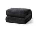 Leonado Vicenti Wohndecke 2er Set Schwarz Kuschelig Warm Fleece Bild 2