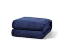 Leonado Vicenti Wohndecke 2er Set Dunkelblau Kuscheldecke Fleece Bild 2