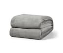 Leonado Vicenti Wohndecke 2er Pack Grau Kuschelig Warm Fleece Bild 2